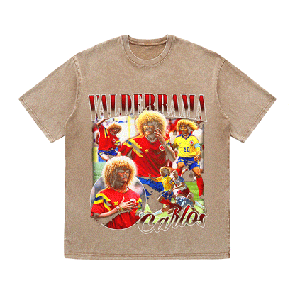 RDMCLOTHINGART tapestry hoodie VALDERRAMA HEAVY WEIGHT COTTON TEE-8986