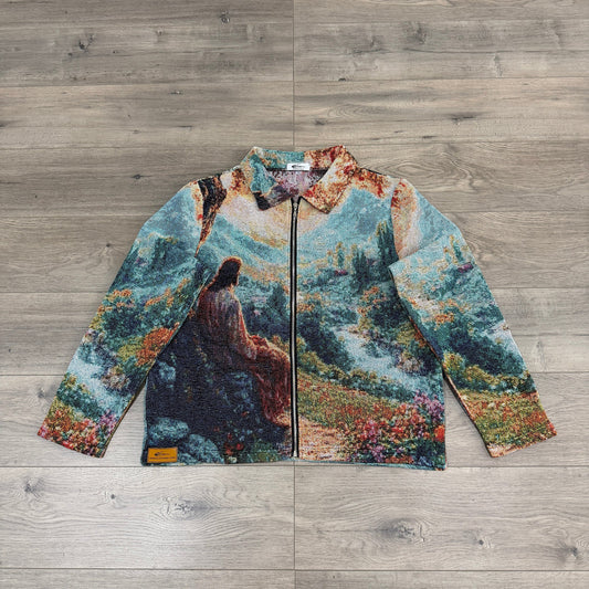 RDMCLOTHINGART tapestry hoodie VALLEY OF PEACE TAPESTRY JACKET
