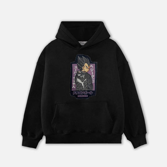 VEGETA TAPESTRY PATCH HOODIE-9071 - RDMCLOTHINGART