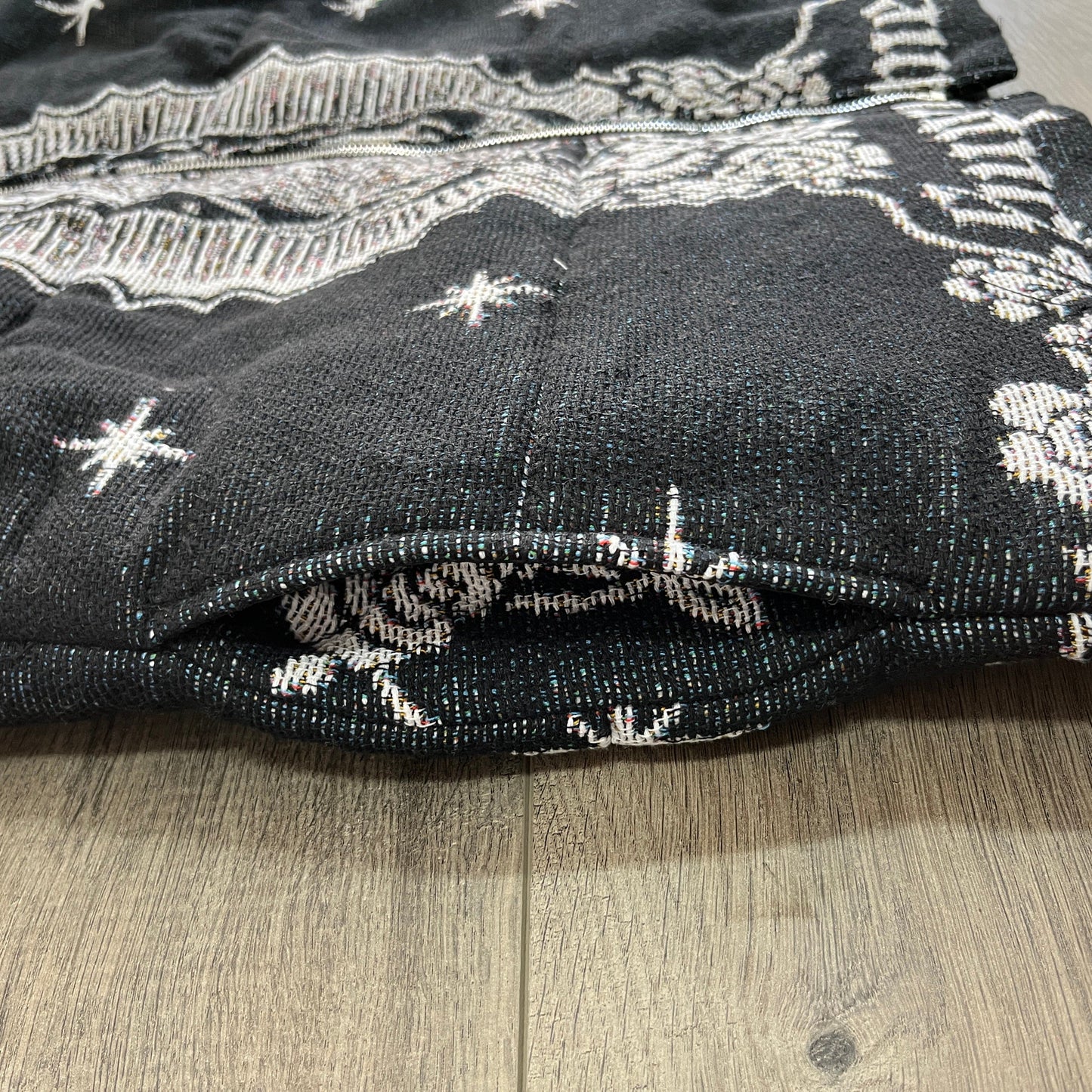 VIGENCITA BLACK TAPESTRY COAT - RDMCLOTHINGART