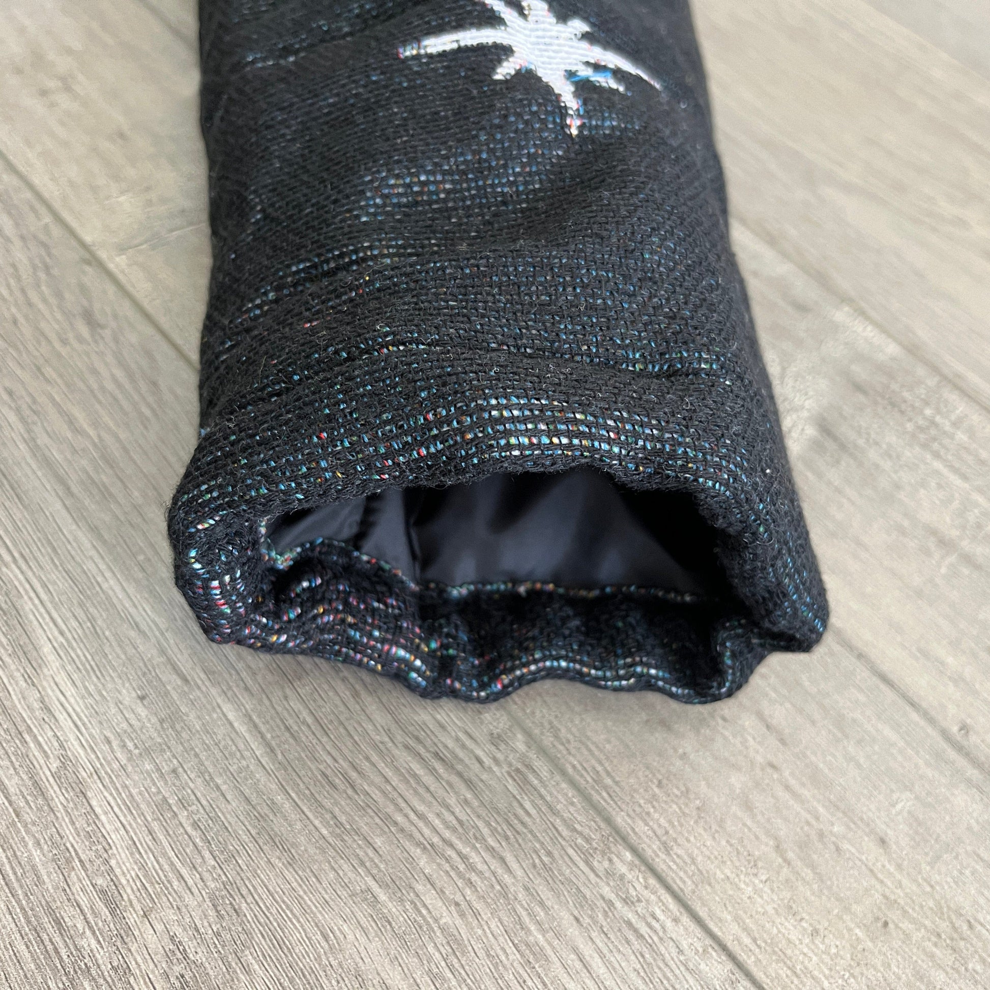 VIGENCITA BLACK TAPESTRY COAT - RDMCLOTHINGART