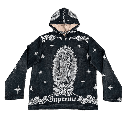 VIGENCITA BLACK TAPESTRY HOODIE - RDMCLOTHINGART