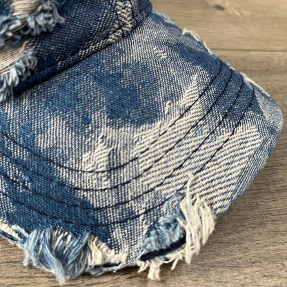 RDMCLOTHINGART tapestry hoodie VINTAGE DARK BLUE WASHED CAP