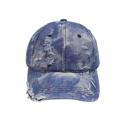 RDMCLOTHINGART tapestry hoodie VINTAGE DARK BLUE WASHED CAP