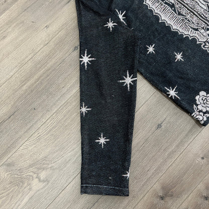 VIRGENCITA BLACK TAPESTRY JACKET - RDMCLOTHINGART