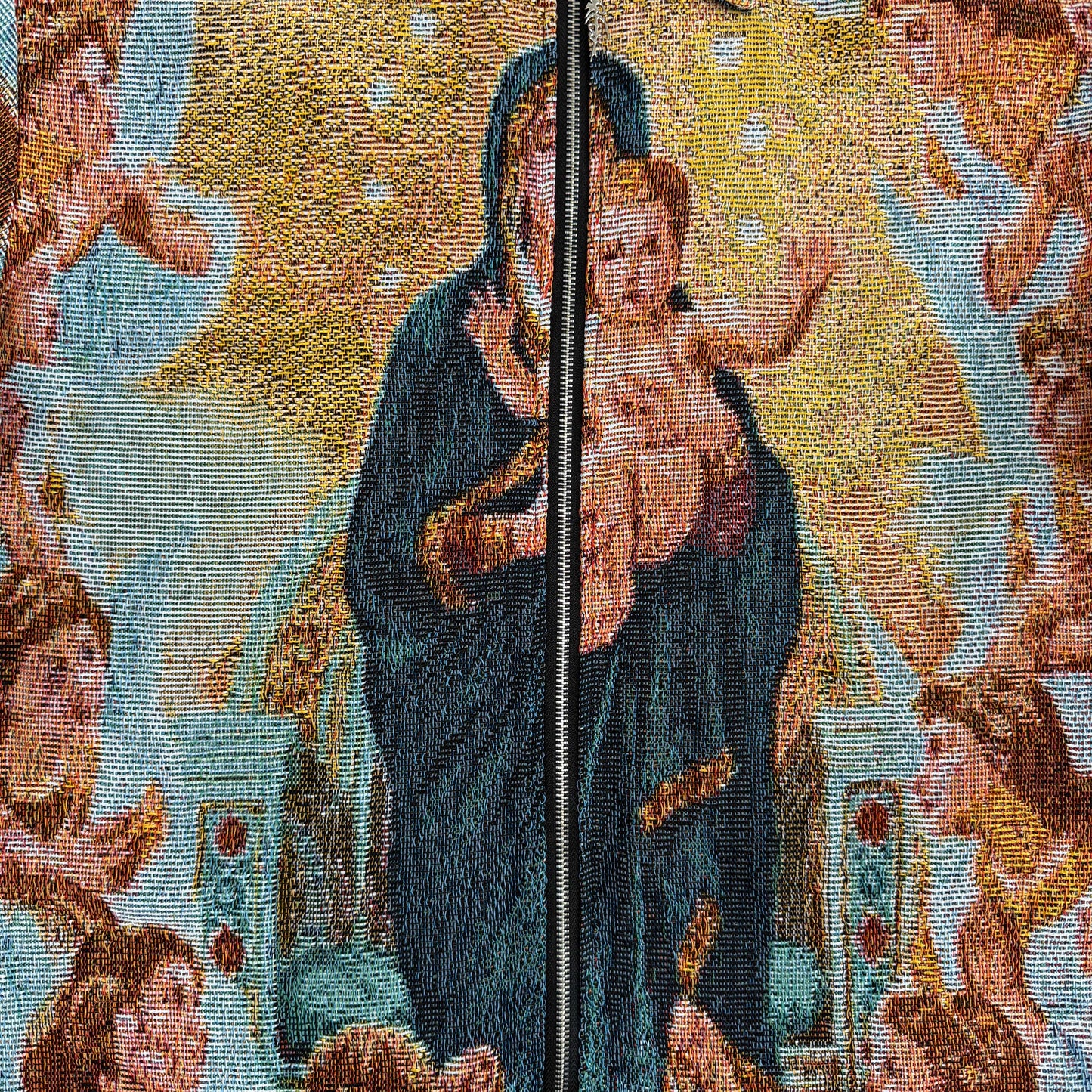 RDMCLOTHINGART tapestry hoodie VIRGIN MARY TAPESTRY JACKET