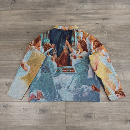 RDMCLOTHINGART tapestry hoodie VIRGIN MARY TAPESTRY JACKET