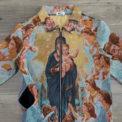 RDMCLOTHINGART tapestry hoodie VIRGIN MARY TAPESTRY JACKET