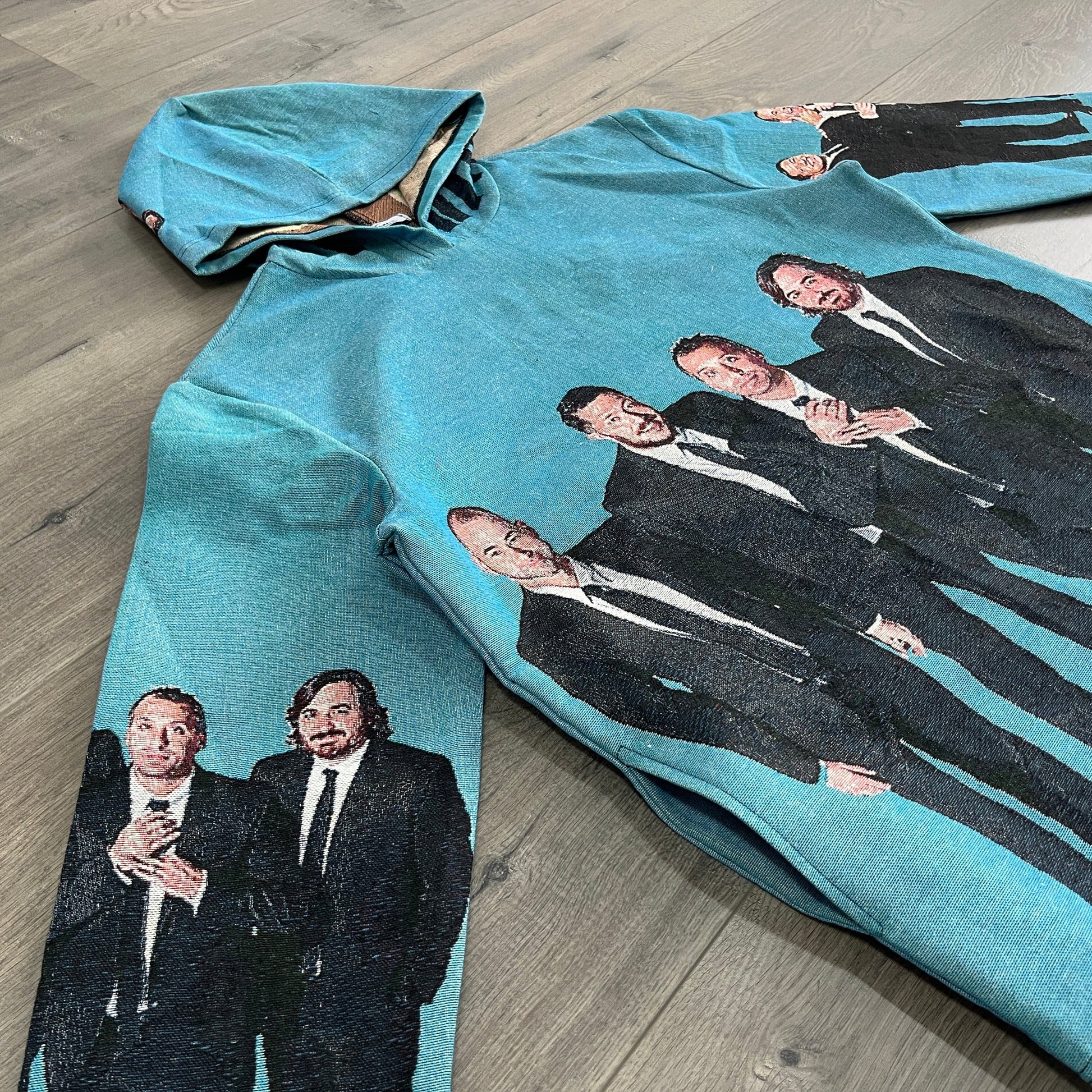 WEEZER TAPESTRY HOODIE - RDMCLOTHINGART