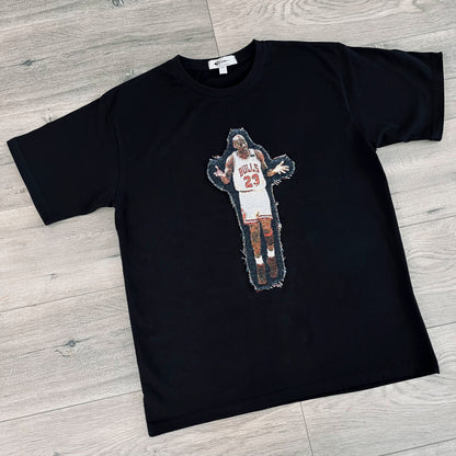 WHO CARE HEAVY WEIGHT PATCH TEE-8118 - RDMCLOTHINGART