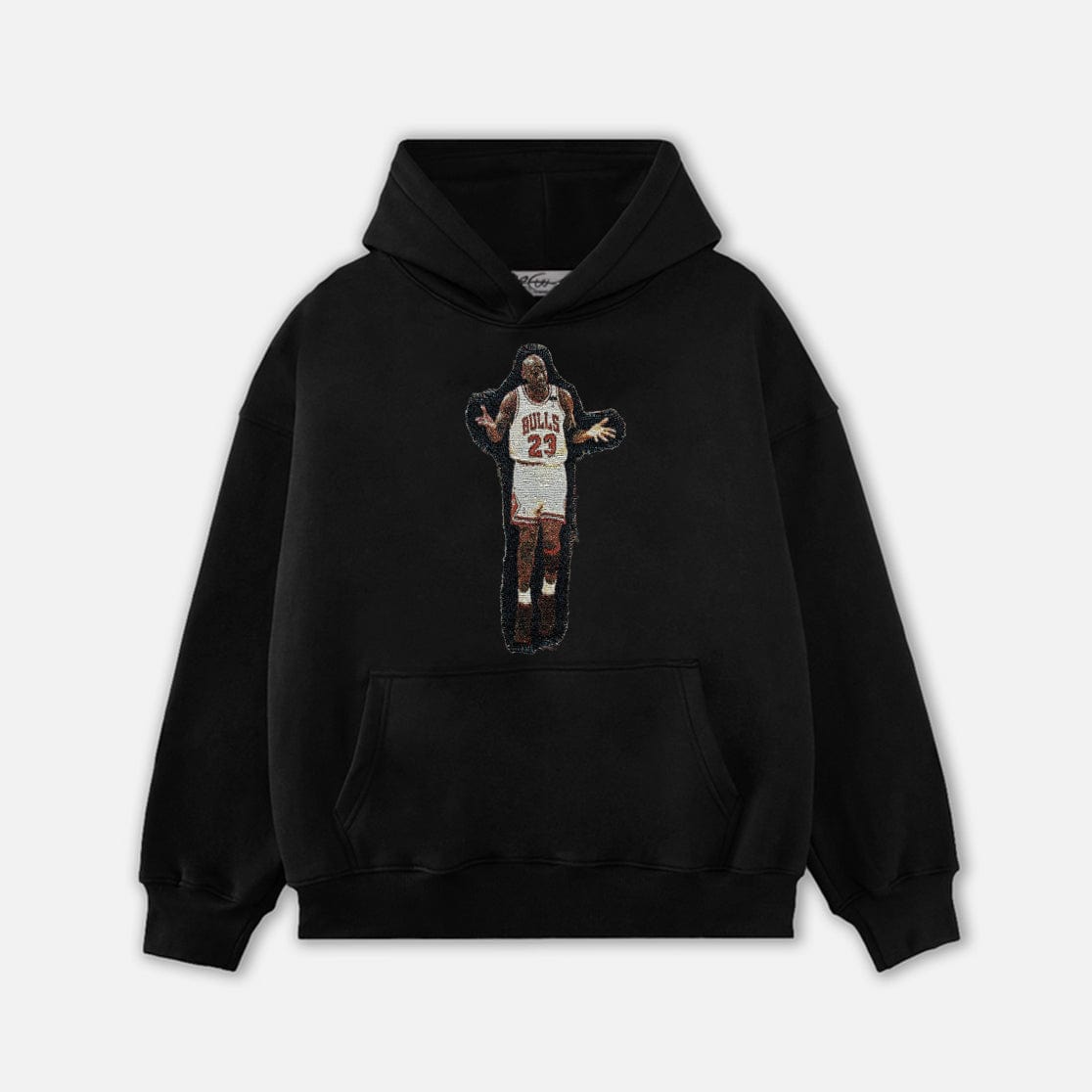 WHO CARE TAPESTRY PATCH HOODIE-9005 - RDMCLOTHINGART