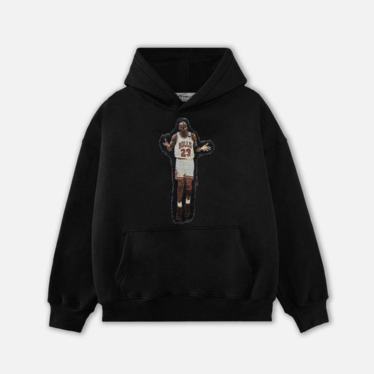 WHO CARE TAPESTRY PATCH HOODIE-9005 - RDMCLOTHINGART