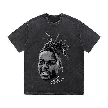 RDMCLOTHINGART tapestry hoodie WILLIAMS HEAVY COTTON TEES-9669