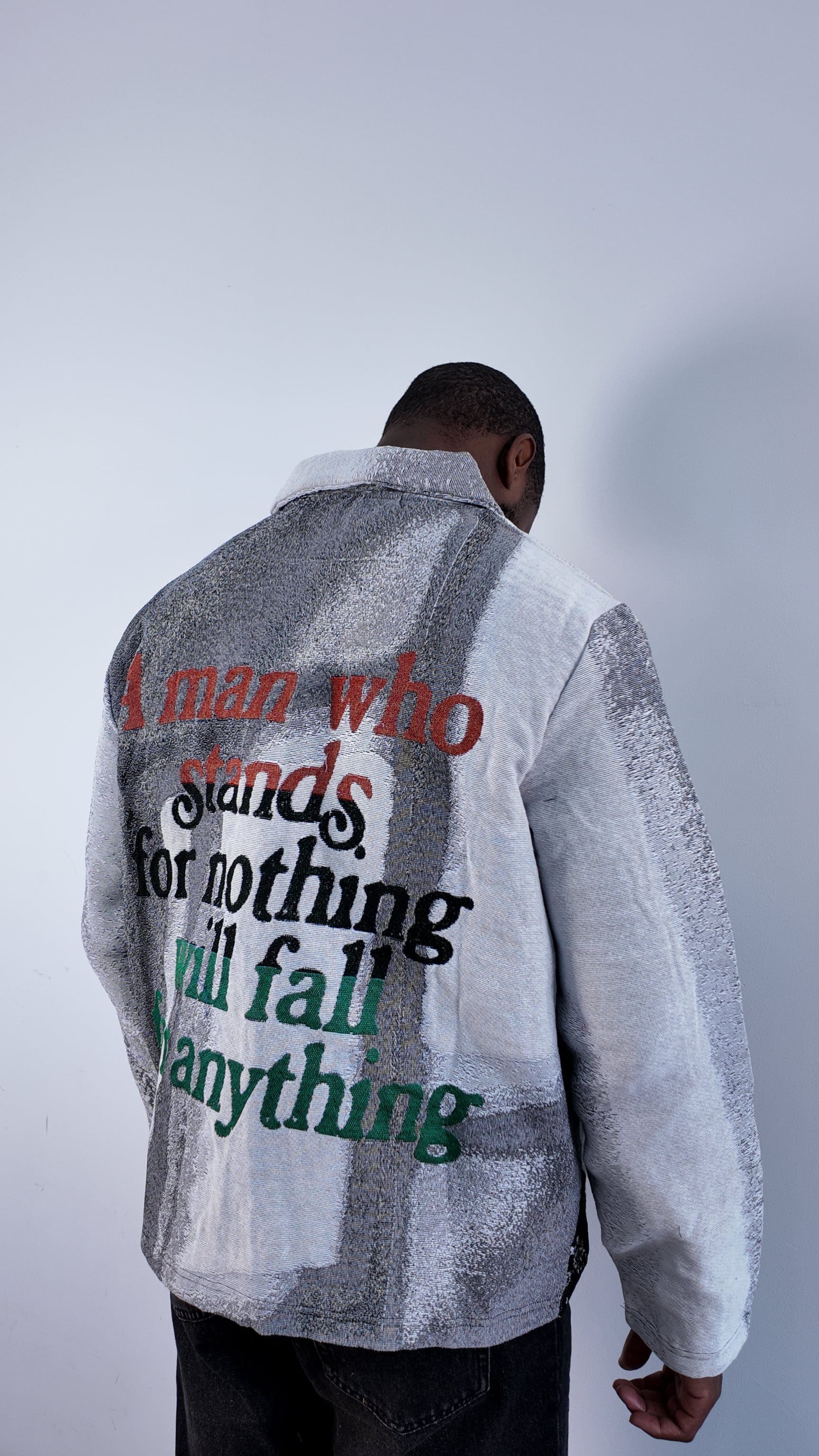 X FOR FREEDOM V2 TAPESTRY JACKET - RDMCLOTHINGART