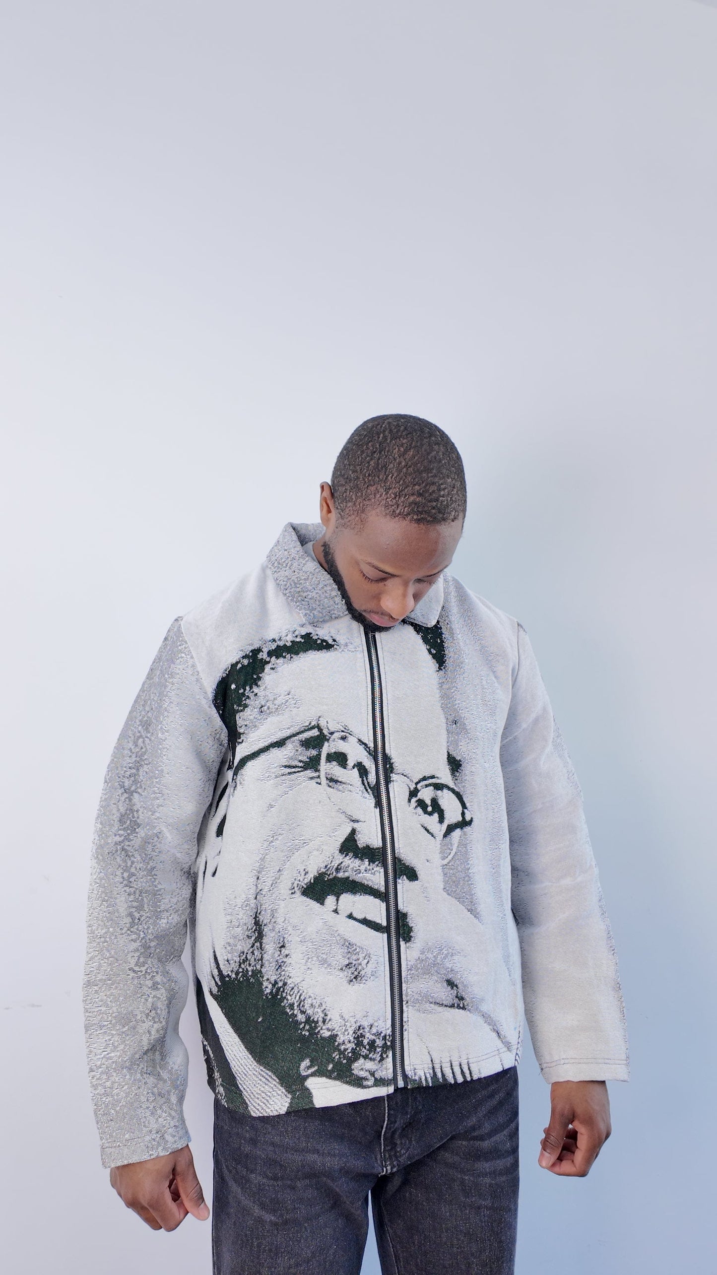 X FOR FREEDOM V2 TAPESTRY JACKET - RDMCLOTHINGART