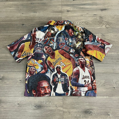 RDMCLOTHINGART tapestry hoodie YELLOW CHAMPION TAPESTRY TEE