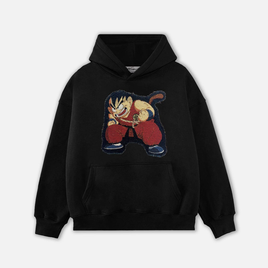 YOUNG GOKU TAPESTRY PATCH HOODIE-9056 - RDMCLOTHINGART