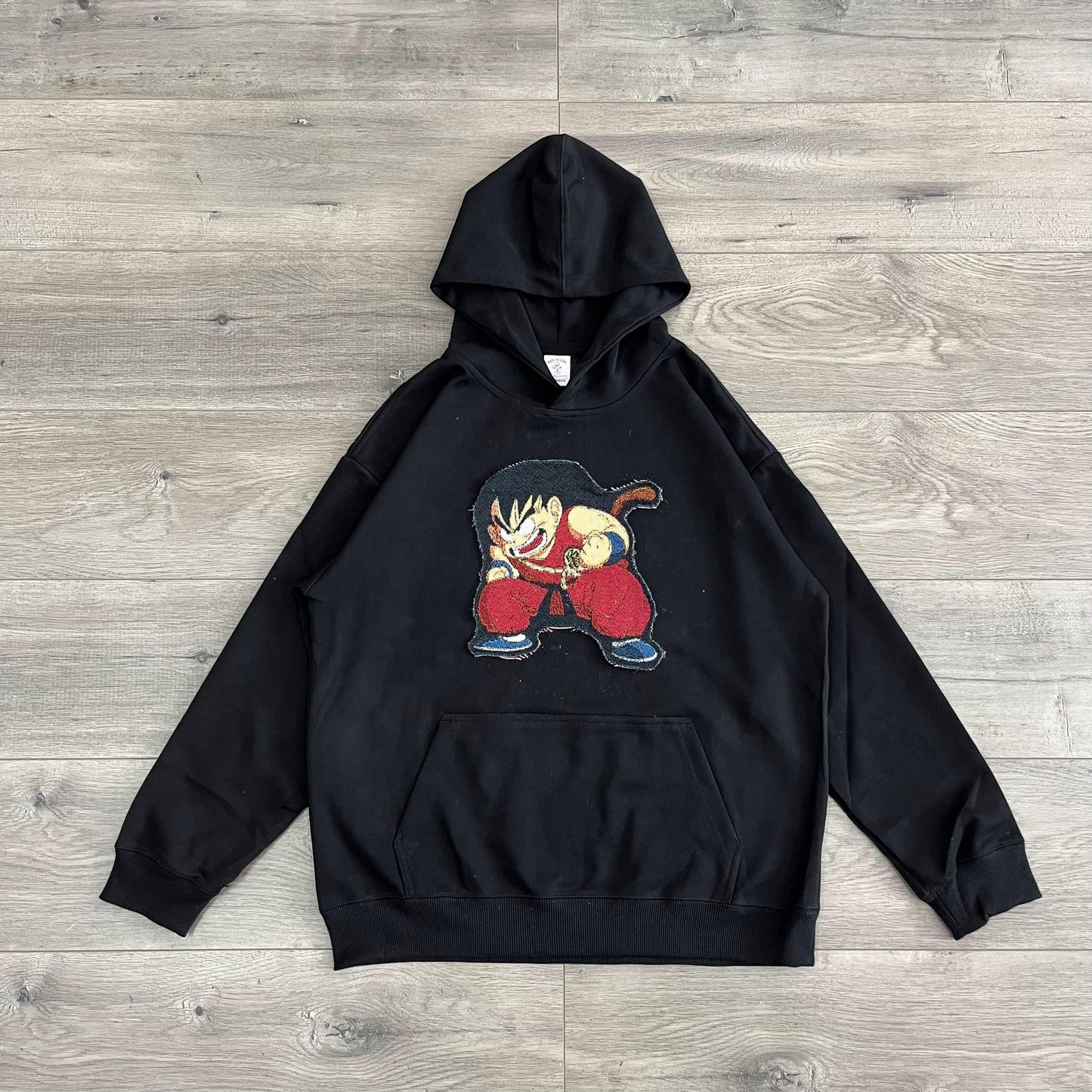 YOUNG GOKU TAPESTRY PATCH HOODIE-9056 - RDMCLOTHINGART
