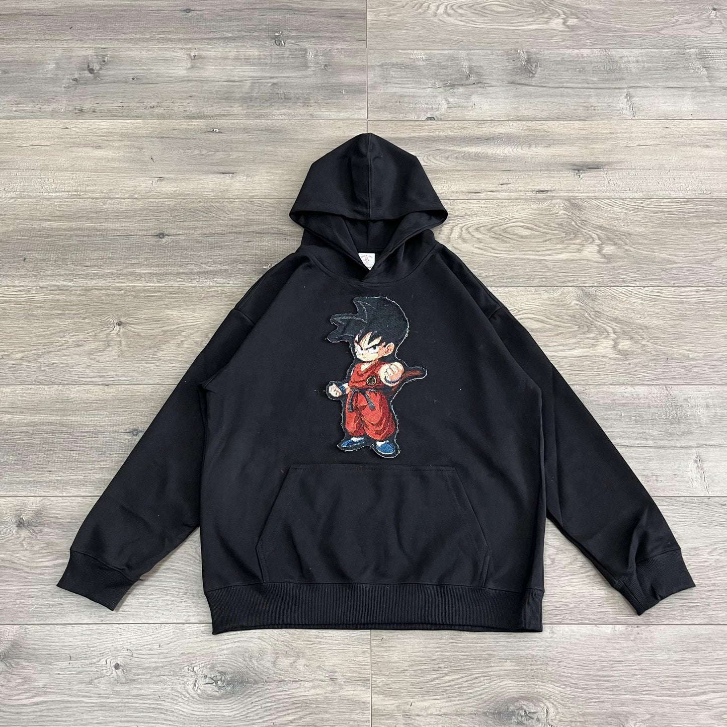 YOUNG GOKU TAPESTRY PATCH HOODIE-9063 - RDMCLOTHINGART