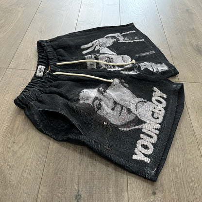 RDMCLOTHINGART tapestry hoodie YOUNGBOY TAPESTRY SHORTS