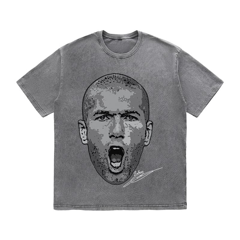 RDMCLOTHINGART tapestry hoodie ZIDANE HEAVY COTTON TEES-9674