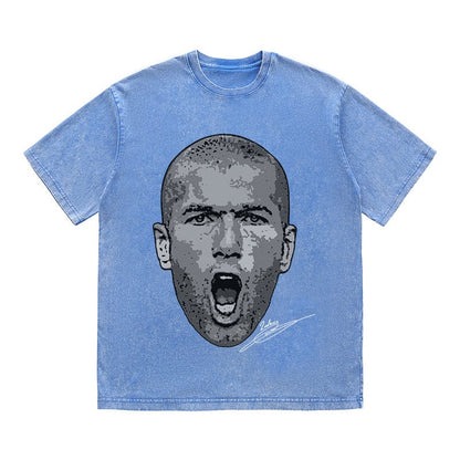 RDMCLOTHINGART tapestry hoodie ZIDANE HEAVY COTTON TEES-9674