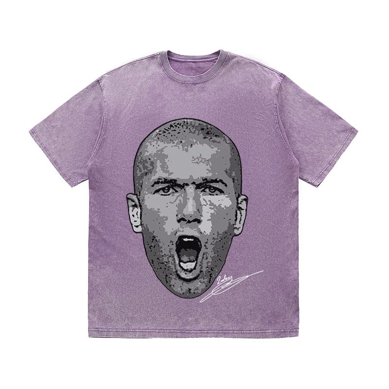 RDMCLOTHINGART tapestry hoodie ZIDANE HEAVY COTTON TEES-9674