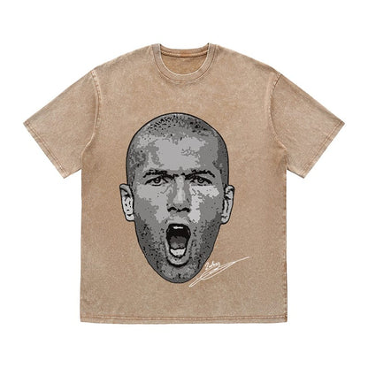 RDMCLOTHINGART tapestry hoodie ZIDANE HEAVY COTTON TEES-9674